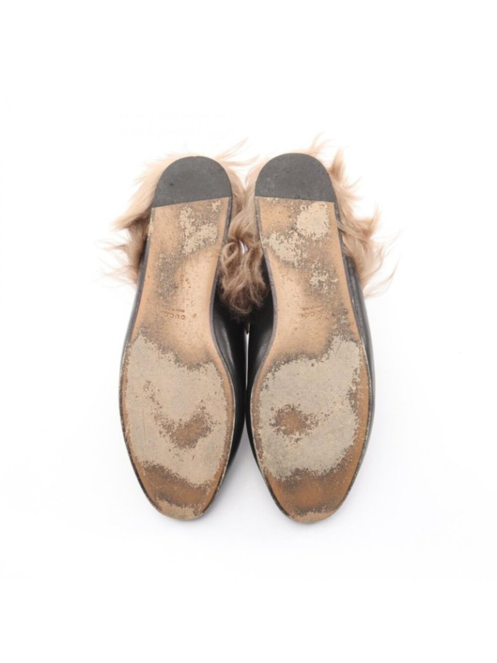 ★SOLD★ Gucci Sandals Prince Town Horsebit Black Leather Flat Shoes - Picture 4 of 11